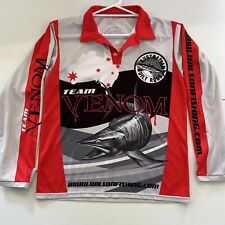 Usado, Camiseta Wilson Venom Barra Adulto Manga Longa Pesca Cinza Vermelha Branca Tamanho P comprar usado  Enviando para Brazil