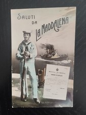 Cartolina saluti maddalena usato  Mola di Bari