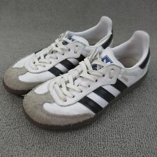 Tênis Adidas Samba Infantil 1.5 Branco 3 Listras Couro Infantil Treinador Meninos * comprar usado  Enviando para Brazil