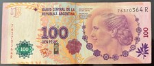 ARGENTINA 100 PESOS 2012 Nota Eva Peron World Papel-Moeda (2012 - 2016) comprar usado  Enviando para Brazil
