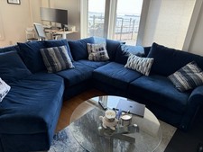 Macy blue velvet for sale  Staten Island