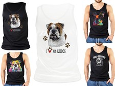 Bulldogge motiv trägershirt gebraucht kaufen  Fürstenstein