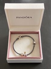original Pandora 925 Silber Charm Armband mit Frosch in Schachtel- Froschkönig comprar usado  Enviando para Brazil