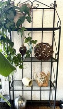 Verspieltes vintage eisenregal gebraucht kaufen  Germering