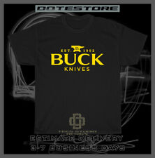 Camiseta masculina logotipo Buck Knives Since 1902 American Dotees comprar usado  Enviando para Brazil