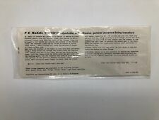 Models pressfix transfers for sale  THETFORD
