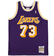 Camiseta Swingman Roxa Los Angeles Lakers Dennis Rodman Mitchell Ness 11998-99 comprar usado  Enviando para Brazil