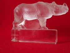 Rhinocéros cristal lalique d'occasion  Toulouse-