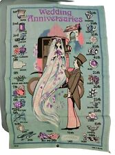 Wedding anniversaries cotton for sale  BELFAST