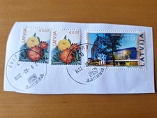 Lettland briefmarken aufgekleb gebraucht kaufen  Weißwasser