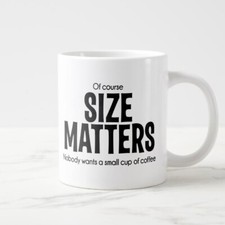 Caneca de café Of Course Size Matters, citação engraçada comprar usado  Enviando para Brazil