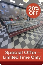 6.3m meat display for sale  HULL