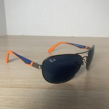 Óculos de sol Ray-Ban Junior RJ9534S 241/80 SOMENTE ARMAÇÕES azul laranja 53-14, usado comprar usado  Enviando para Brazil
