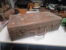Antique wooden suitcase for sale  EASTBOURNE