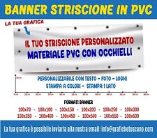 Striscione pubblicitario perso usato  Pontelandolfo