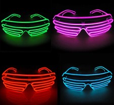 Lote de óculos com obturador de fio LED luz neon El música preta, para concerto ao vivo comprar usado Lote de óculos com obturador de fio LED luz neon El música preta, para concerto ao vivo comprar usado  Enviando para Brazil