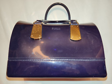 Furla leather navy for sale  LONDON