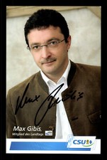 Max Gibis CSU Autogrammkarte Original Signiert # BC G 35044 comprar usado  Enviando para Brazil