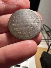 Mezzo baiocco 1802 usato  Roma