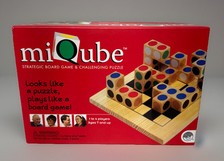 Quebra-cabeça de jogo de tabuleiro MiQube 3D espacial madeira lógica estratégia por Mindware 7 And Up comprar usado  Enviando para Brazil