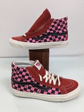 Vans Sk8-Hi LX 'Bossa Nova' quadriculado vermelho rosa preto VN0A4BVBTJ2 masculino 9.5 comprar usado  Enviando para Brazil