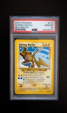 Shining raichu psa usato  Italia