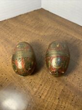 Brass enamel eggs for sale  Bangor