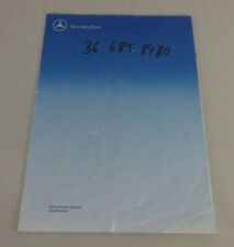 Montageanleitung mercedes benz gebraucht kaufen  Jever