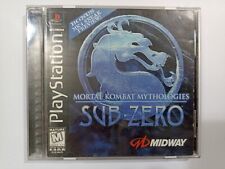 Mortal Kombat Mythologies Sub-Zero, Playstation 1. Somente caixa e manual comprar usado  Enviando para Brazil