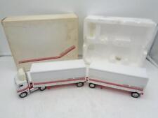 RARO Tonkin FREIGHTLINER Double Tandem Pups Trator Trailer Caminhão 1/53 Diecast, usado comprar usado  Enviando para Brazil