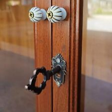 1 conjunto de chave antiga para móveis armário gaveta trava latão preto cor 8 x 3cm (C x L) comprar usado  Enviando para Brazil