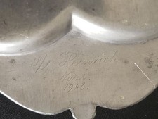 Jugendstil zinn platte gebraucht kaufen Jugendstil zinn platte gebraucht kaufen  Lübeck