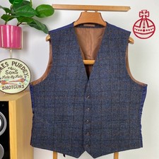 Harris tweed gilet usato  Spedire a Italy