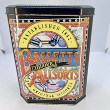 Bassett licorice tin for sale  PEVENSEY