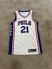 CAMISA DE BASQUETE NIKE PHILA PHILADELPHIA 76ERS NBA JOEL EMBIID 40 comprar usado  Enviando para Brazil