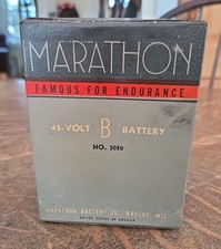 Usado, Maratona Vintage 45 Volts Nº Bateria 3050 "B" apenas para exibição comprar usado  Enviando para Brazil