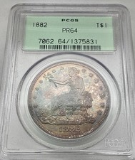 1882 silver trade for sale  Washington Depot