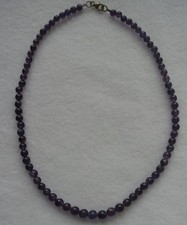 Amethyst perlen kette gebraucht kaufen  Braunschweig