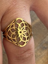 Bague fleur vie d'occasion  Chalon-sur-Saône