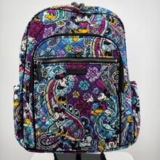Usado, Vera Bradley Disney Mickey & Minnie Mouse Paisley Campus Mochila Livro Bolsa Nova sem etiquetas comprar usado  Enviando para Brazil