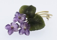 Brosche 14k 585 gebraucht kaufen  München