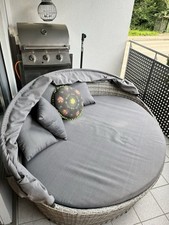 Liegebett polyrattan braun gebraucht kaufen  Rheinfelden (Baden)