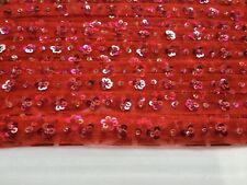 Vintage red fabric for sale  TONBRIDGE