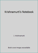 Krishnamurti's Notebook by J. Krishnamurti comprar usado  Enviando para Brazil