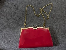 Red leather vintage for sale  LONDON