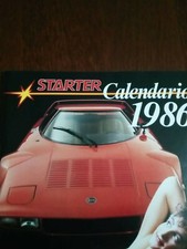 Starter calendario 1986.con usato  Mussomeli