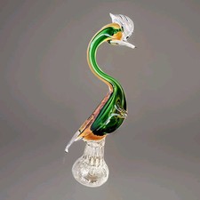 Murano glass green for sale  SCARBOROUGH