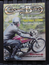 Classic bike nov for sale  ASHBOURNE