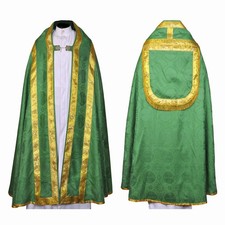 Novo Conjunto Green Cope & Stole, Capa Pluvial, Chape, Far Fronte comprar usado  Enviando para Brazil