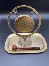 Antique brass gong for sale  Akron
